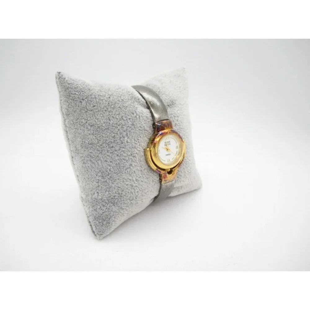 Women Anne Klein Swiss Quartz WR Analog 23mm Causal Round Watch (F282) 12-6328-9